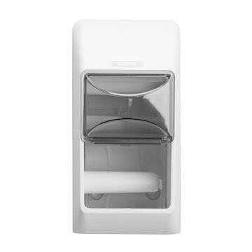 Toiletpapierdispenser Katrin - wit (geschikt voor 2 rollen)