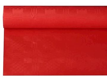 Tafellaken Damast 120 cm x 50 meter - rood