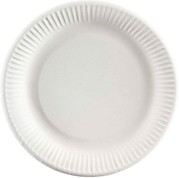 Papieren bord Abena rond 23 cm (pak à 100 stuks)