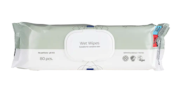 Reinigingsdoekjes Abena Wet Wipes (80 stuks)