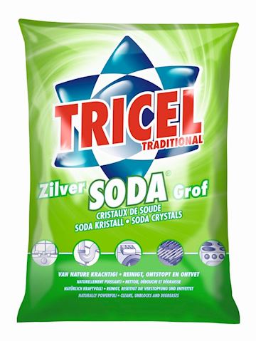 Kristal soda (grof) Tricel (pak à 1000 gram)