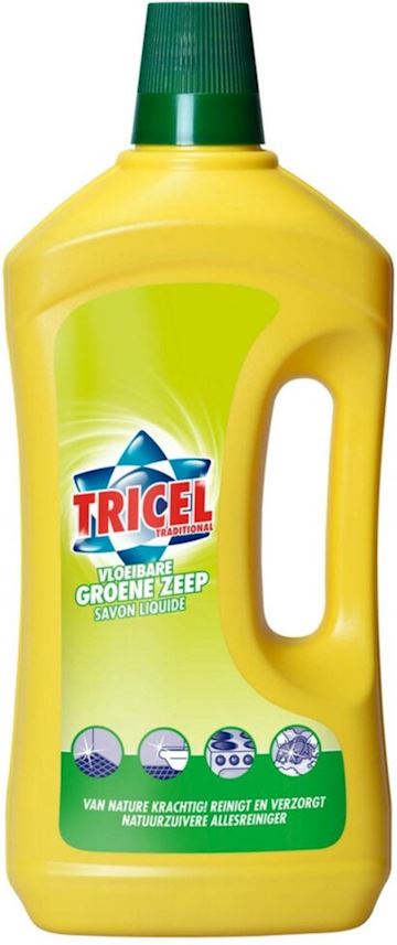 Vloeibare groene zeep Tricel (fles à 1 liter)