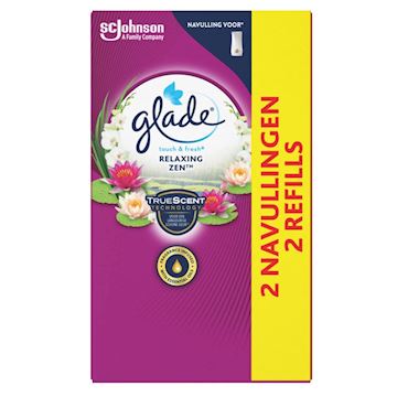 Navulling Glade Touch & Fresh Relaxing Zen (2 x 10 ml)