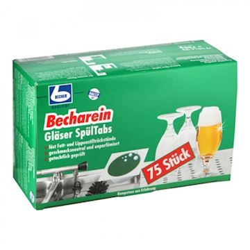 Bierglas reinigingstabs Dr. Becher (doosje à 75 tabs)