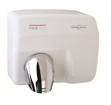 Handendroger automatisch Mediclinics E88A (Saniflow) - wit