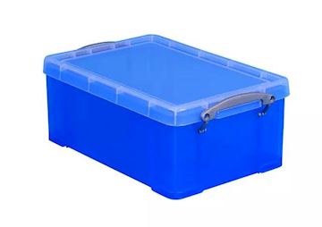 Opbergbox Really Useful 9 liter 395x210x140 mm transparant b