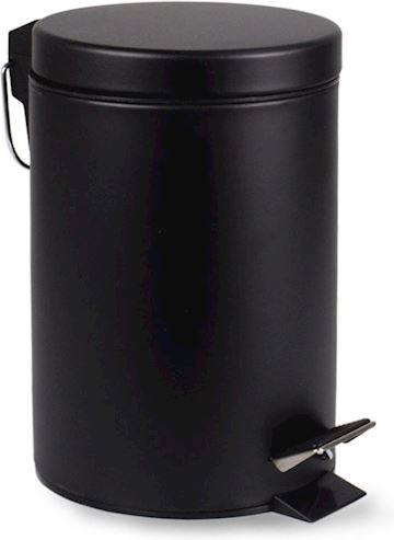 Pedaalemmer BRASQ 3 liter -  zwart