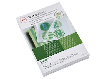 Lamineerhoes GBC A5 2 x 125 micron glanzend (100 stuks)