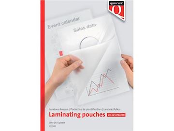 Lamineerhoes Quantore A4  2x125 micron 216x303mm (100 stuks)