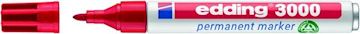 Viltstift Edding 3000 rond 1.5-3mm - rood (1 stuks)
