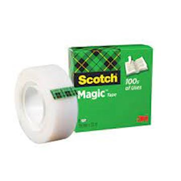 Plakband Scotch® Magic™ 810 19 mm x 33 m - doorzichtig wit