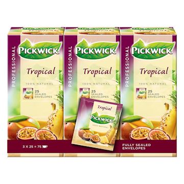 Thee Pickwick Tropical (3 x 25 zakjes à 1,5 gram)
