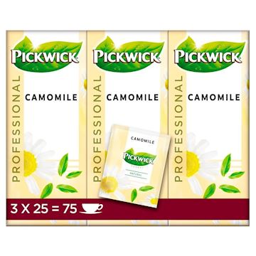 Thee Pickwick Kamille (3 x 25 zakjes à 1,5 gram)