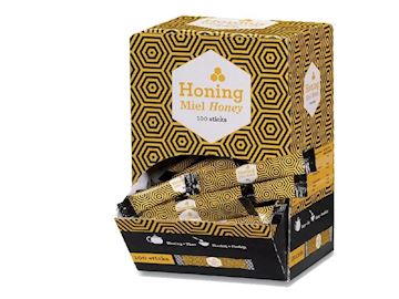Honingsticks Van Oordt (dispenserdoos à 100 stuks)