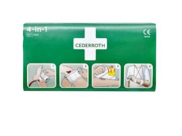 Bloedstopper/bloedstelpend verband Cederroth groot 4-in-1