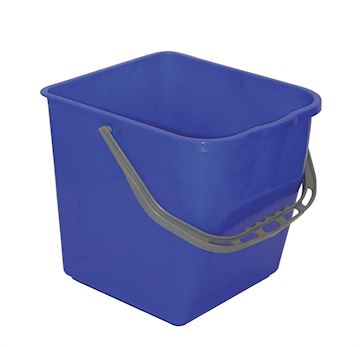 Emmer voor mop-/werkwagen - blauw (25 liter)