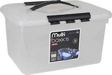 Opbergdoos Curver Optima Multiboxx 15 liter - transparant