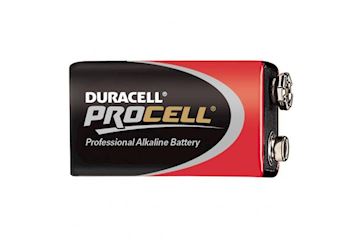 Batterij 9V Duracell Procell Alkaline Blok 1604