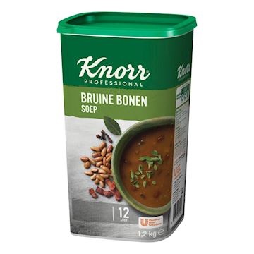 Bruine bonensoep poeder Knorr (bus à 1,2 kg)