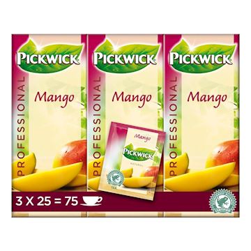 Thee Pickwick Mango (3 x 25 zakjes à 1,5 gram)