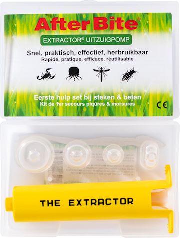Uitzuigpomp/extractor After Bite t.b.v. insectenbeten