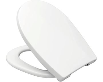 Toiletzitting Reika Mino met quick-release/soft close - wit