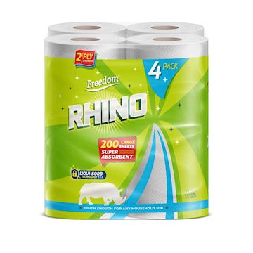 Keukenrol North Shore Rhino 2-laags (24 rollen à 50 vel)