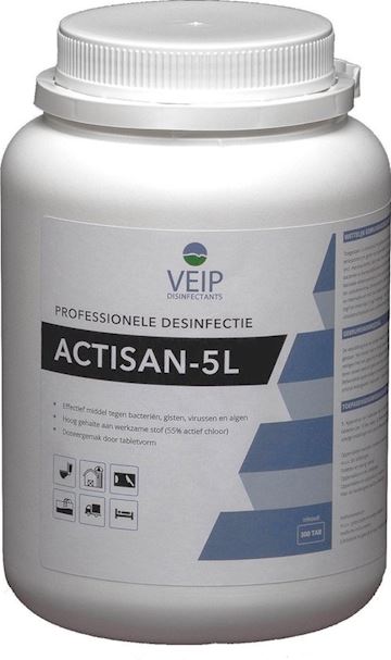 Chloortabletten Actisan (pot à 300 tabletten)