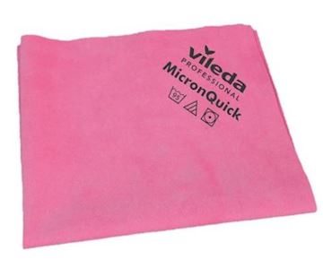 Microvezeldoek Vileda MicronQuick - rood (pak à 5 stuks)