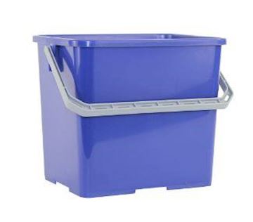 Emmer t.b.v. mini-wringer - blauw (inhoud 6 liter)
