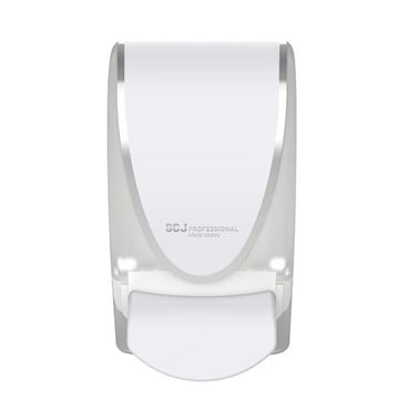 Handzeepdispenser Deb Quick View transparant-wit 1-liter