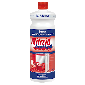 Sanitairreiniger Dr. Schnell Milizid kraftgel (fles 1 liter)