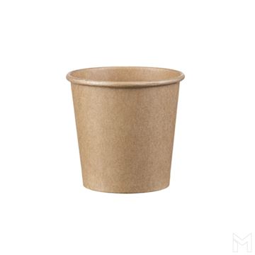 Kartonnen beker Logisch Öko 240ml - bruin (doos à 500 stuks)