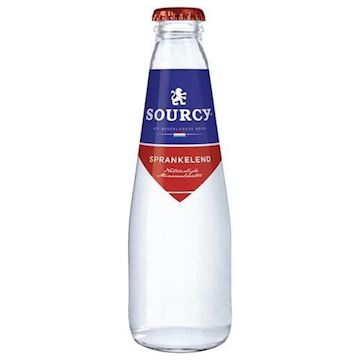 Sourcy mineraalwater Rood (krat met 28 flesjes à 20cl)