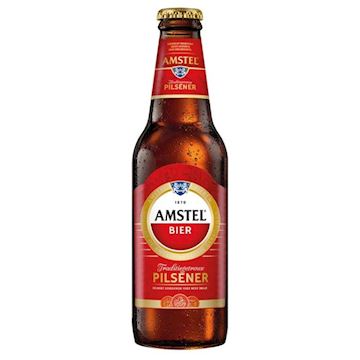 Pilsner bier Amstel (krat met 24 flessen à 30cl)