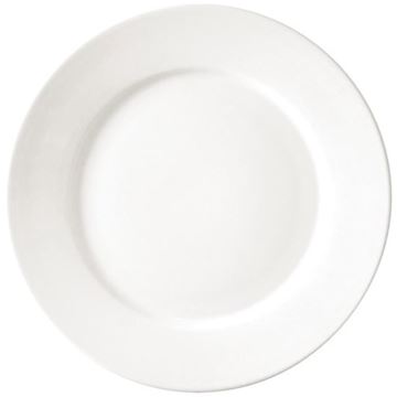 Athena Hotelware borden met brede rand 20,2cm. 12 stuks