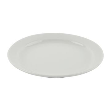 Bord Olympia Athena Ø16,5cm met smalle rand - wit (12 stuks)