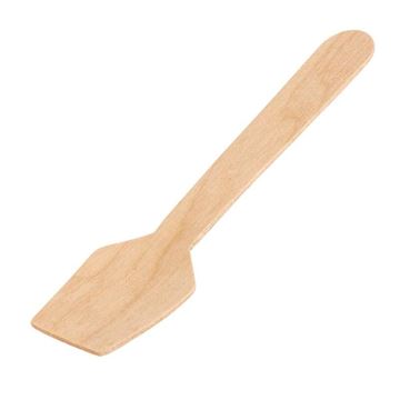 Biologisch afbreekbare houten ijslepels Fiesta Green (100x)