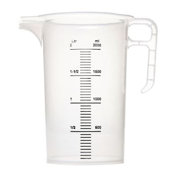 Polypropyleen maatbeker Pro-Measures FD327 (inhoud 2 liter)