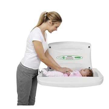 Baby verschoontafel Magrini - horizontaal model - grijs