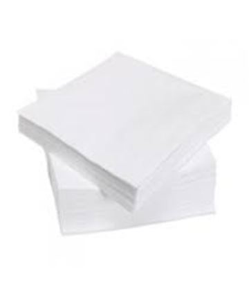 Servetten UP 1-laags 1/4-vouw 33x33cm - hoogwit (500 stuks)