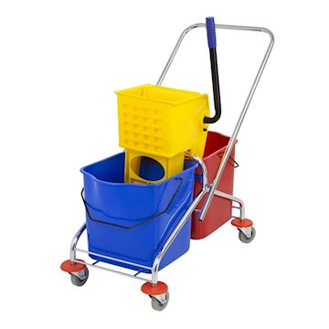 Rolemmer met wringer Jantex Duo 2 x 23 liter