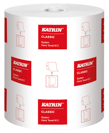 Handdoekrol Katrin System M 2-laags (6 rollen à 711 vellen)