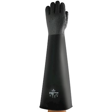 Handschoen "maat 10,5" Ansell AlphaTec 87-108 - zwart