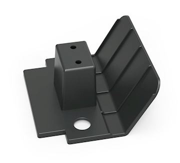 Vlakmopsteun Numatic t.b.v. MM-serie - zwart
