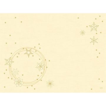 Placemats Dunicel 30x40cm Star Shine Cream (pak à 100 stuks)