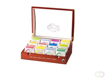 Houten theekist 12-vaks Tea of Life (zonder inhoud)