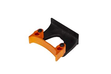 Single clip Orange Brush voor ophangsysteem Ø28 tot 38mm