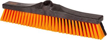 Veger (zacht) Orange Brush 40cm - oranje/zwart