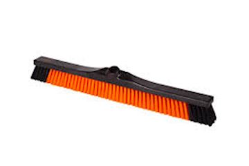 Veger (zacht) Orange Brush 60cm - zwart/oranje